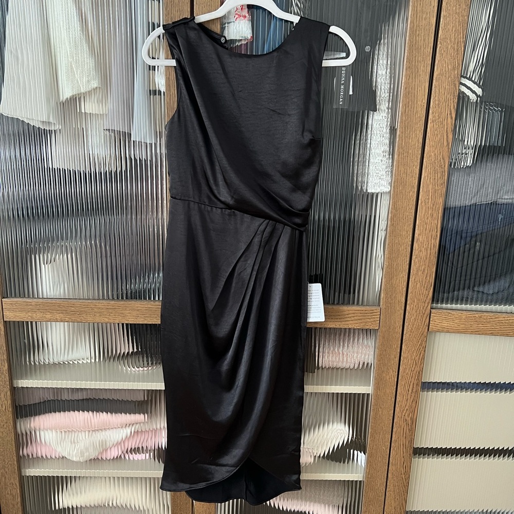 Nordstrom Black Asymmetrical Dress